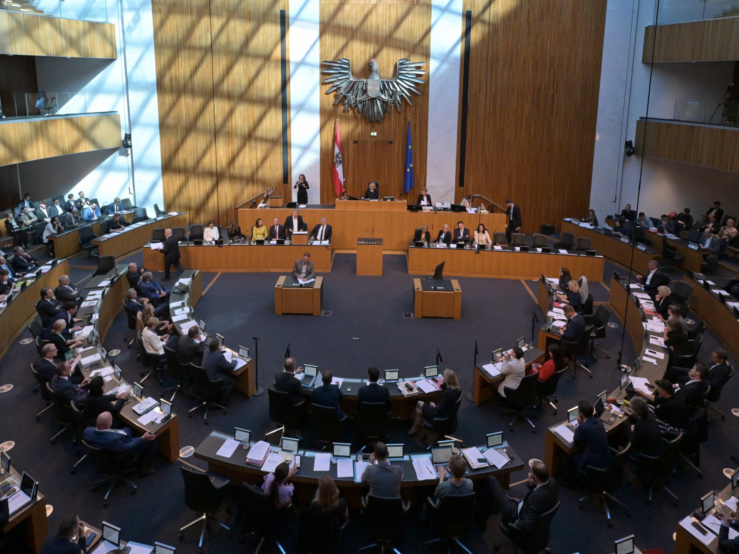 Nationalratssitzung am Mittwoch. Nationalratssitzung am Mittwoch.