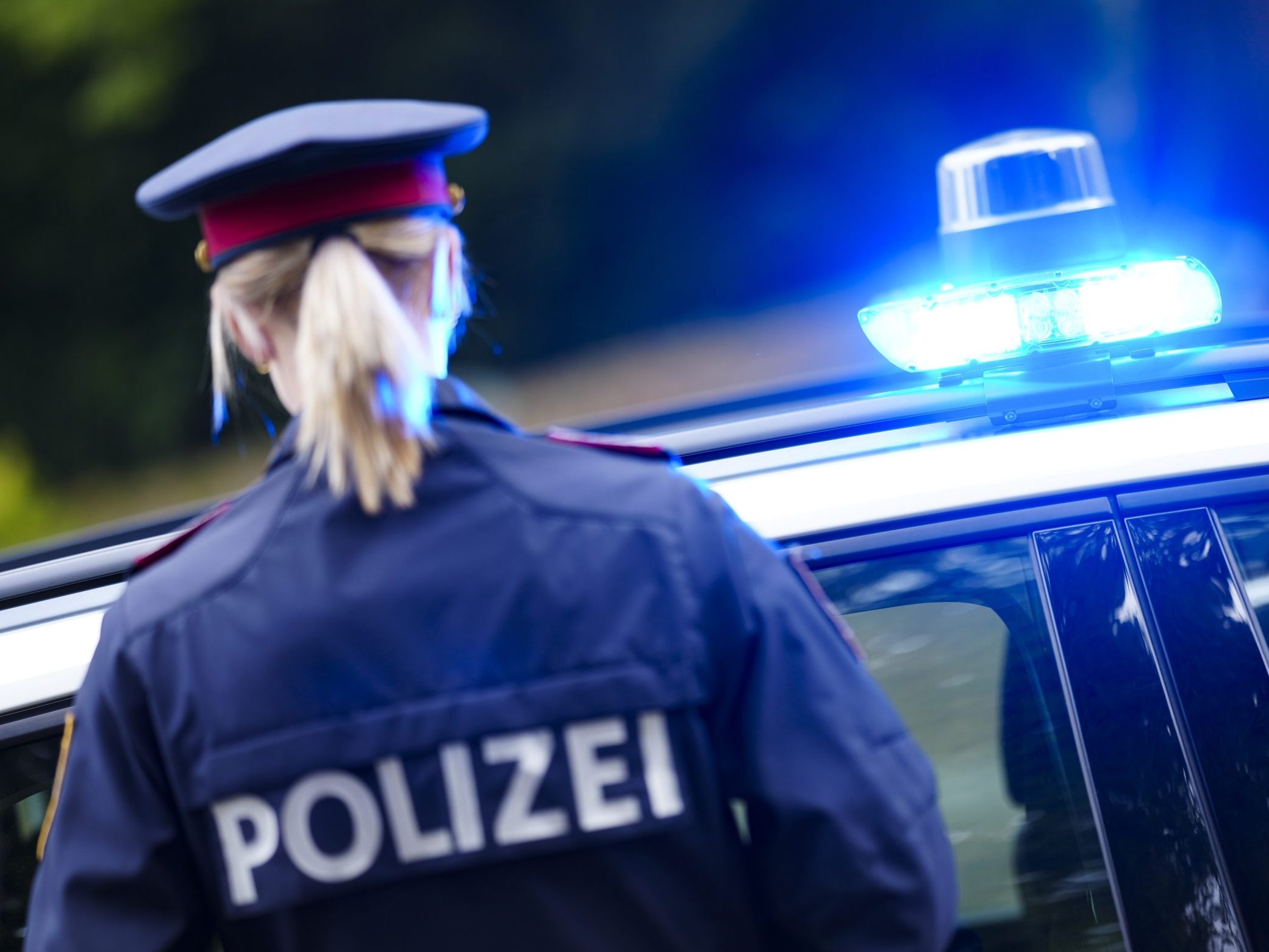 Polizeieinsatz in Wien-Mariahilf.