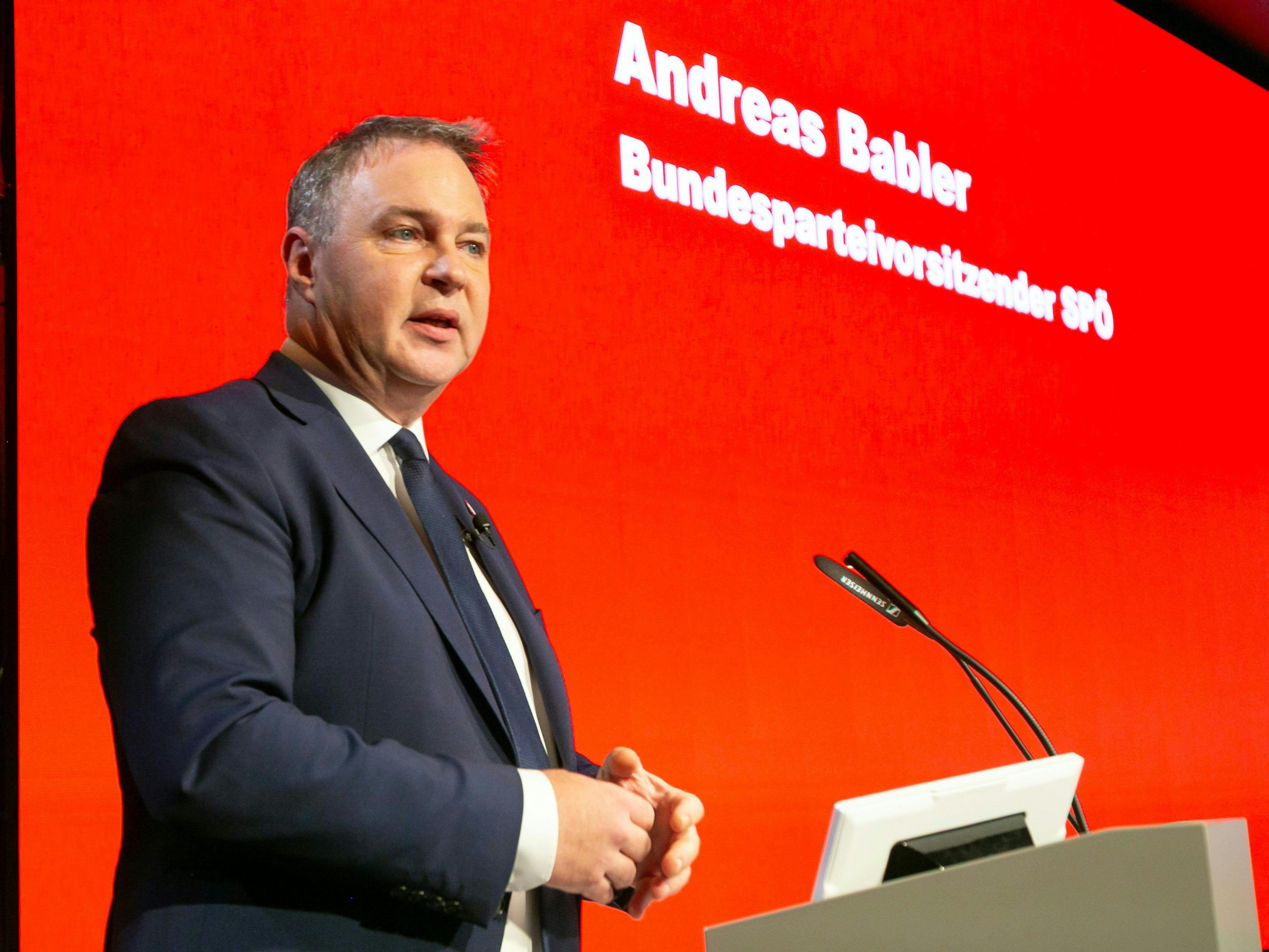Babler ist wohl einziger Kandidat beim SPÖ-Parteitag.