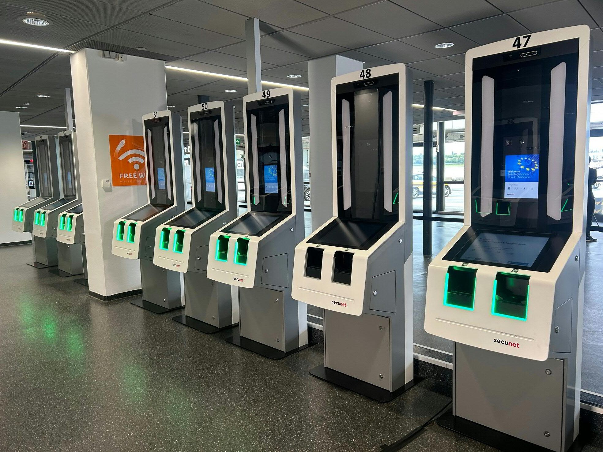 Ein neues Entry-Exit-System startet auf dem Flughafen Wien. Ein neues Entry-Exit-System startet auf dem Flughafen Wien.