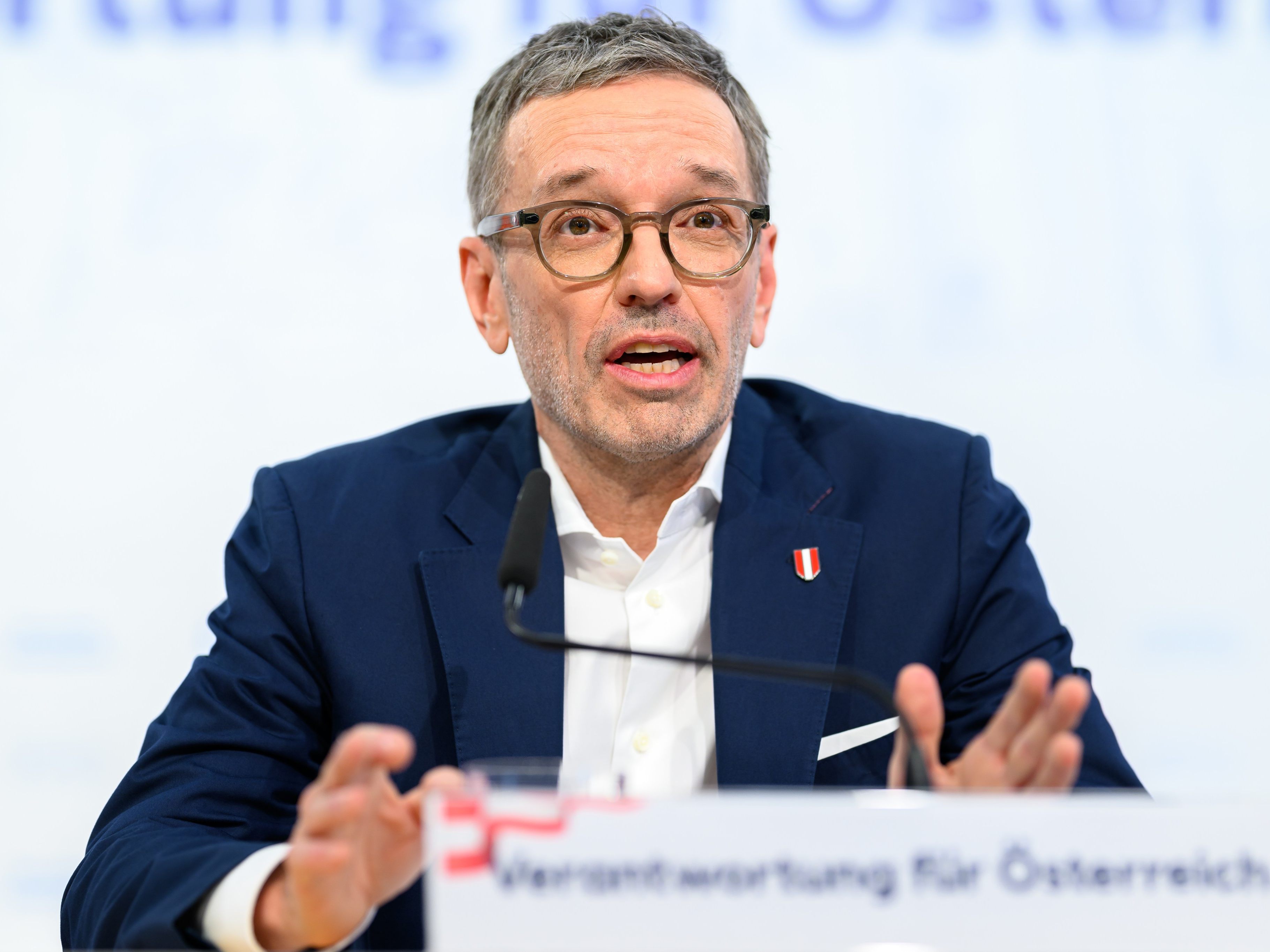 Kickl übte zudem Kritik an der Regierung. Kickl übte zudem Kritik an der Regierung.