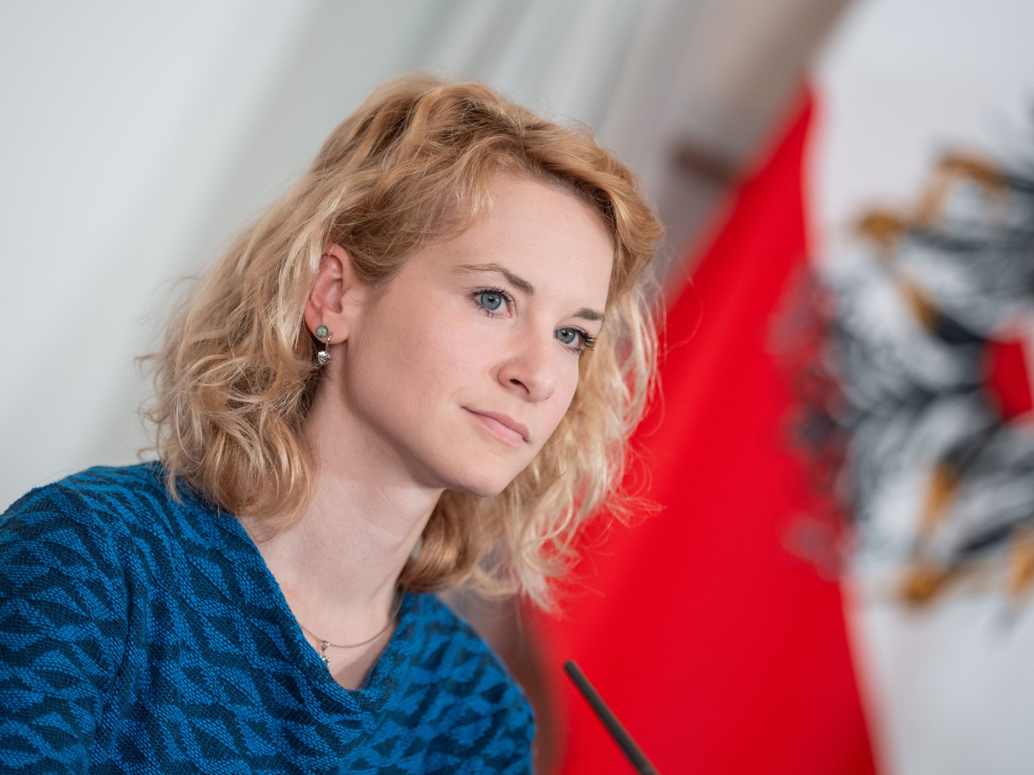 Ministerin Eva-Maria Holzleitner. Ministerin Eva-Maria Holzleitner.