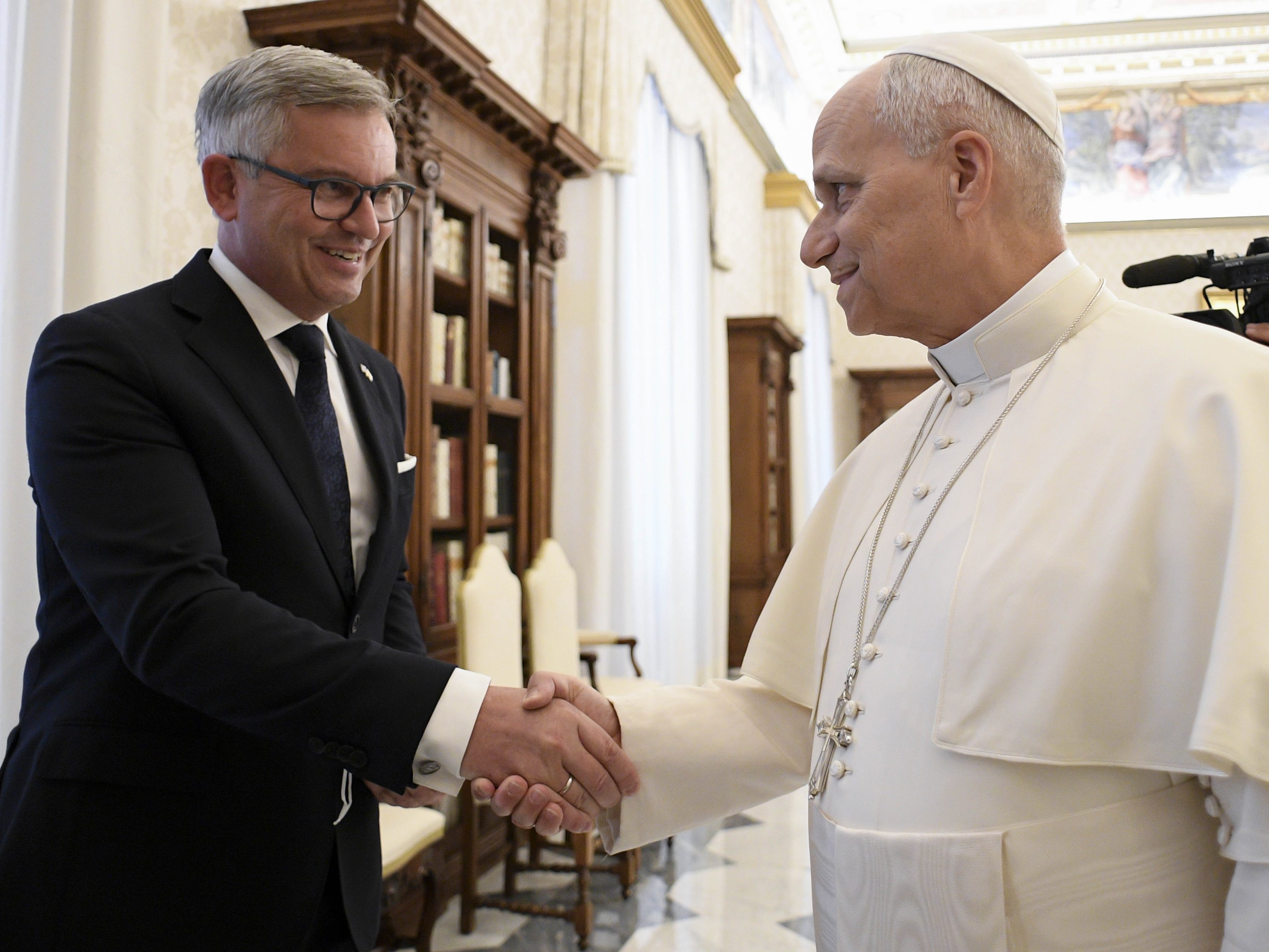 Papst Leo XIV. empfing EU-Kommissar Brunner.