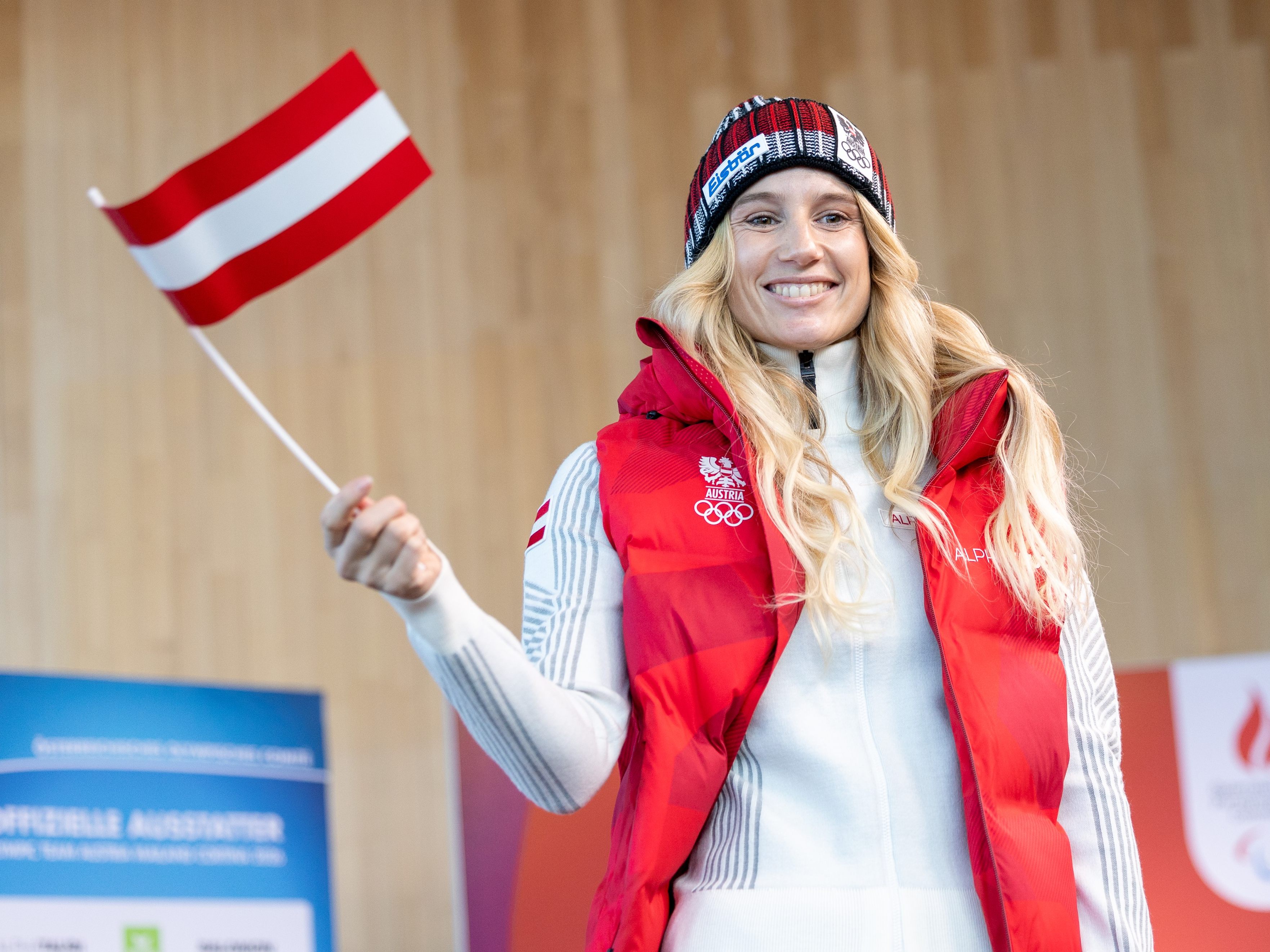 Viel Rot-Weiß-Rot gibt es für Rot-Weiß-Rot bei Olympia. Viel Rot-Weiß-Rot gibt es für Rot-Weiß-Rot bei Olympia.