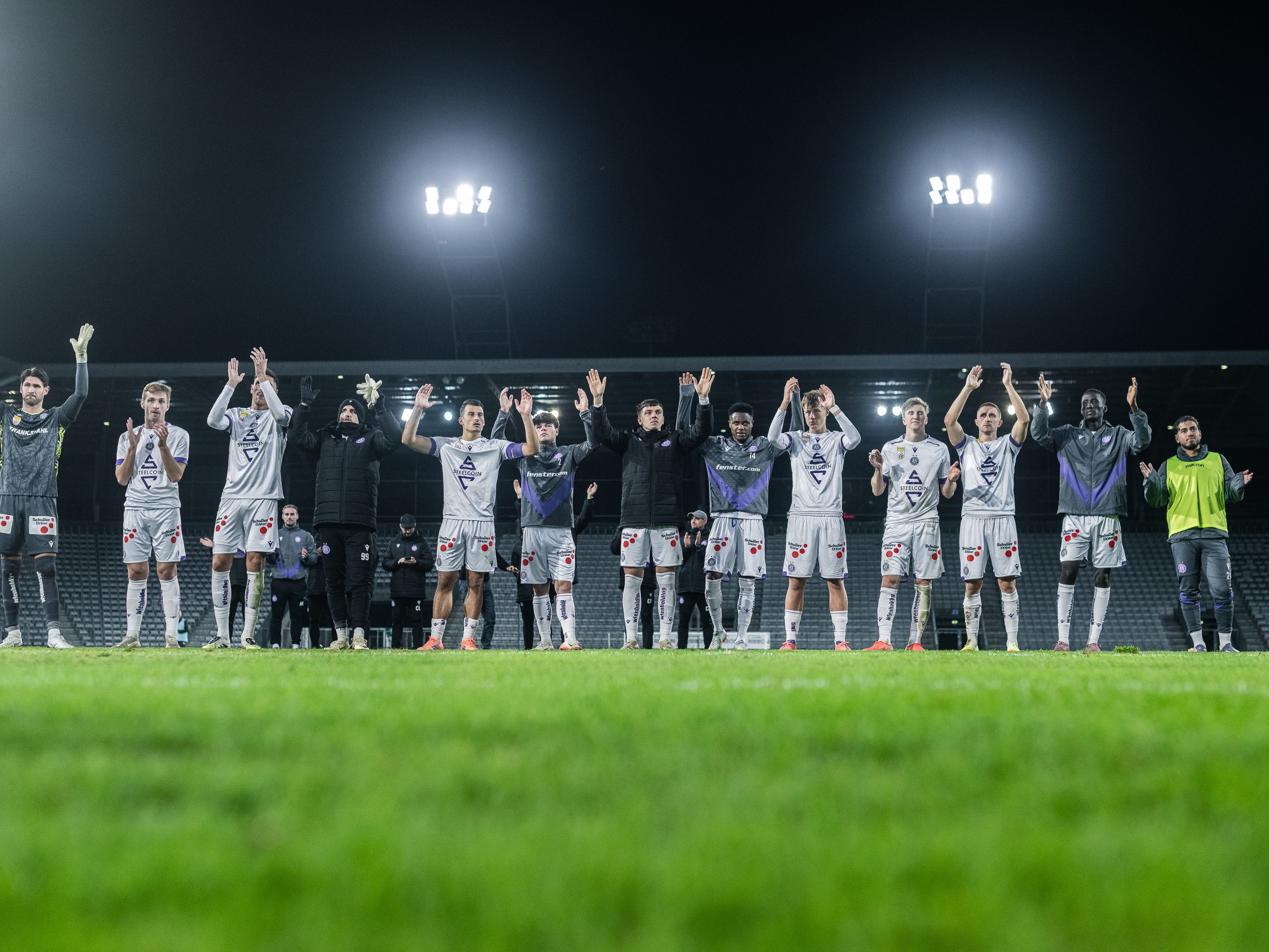 Auch zwei Anschlusstreffer der WSG konnten den Sieg der Austria nicht verhindern.