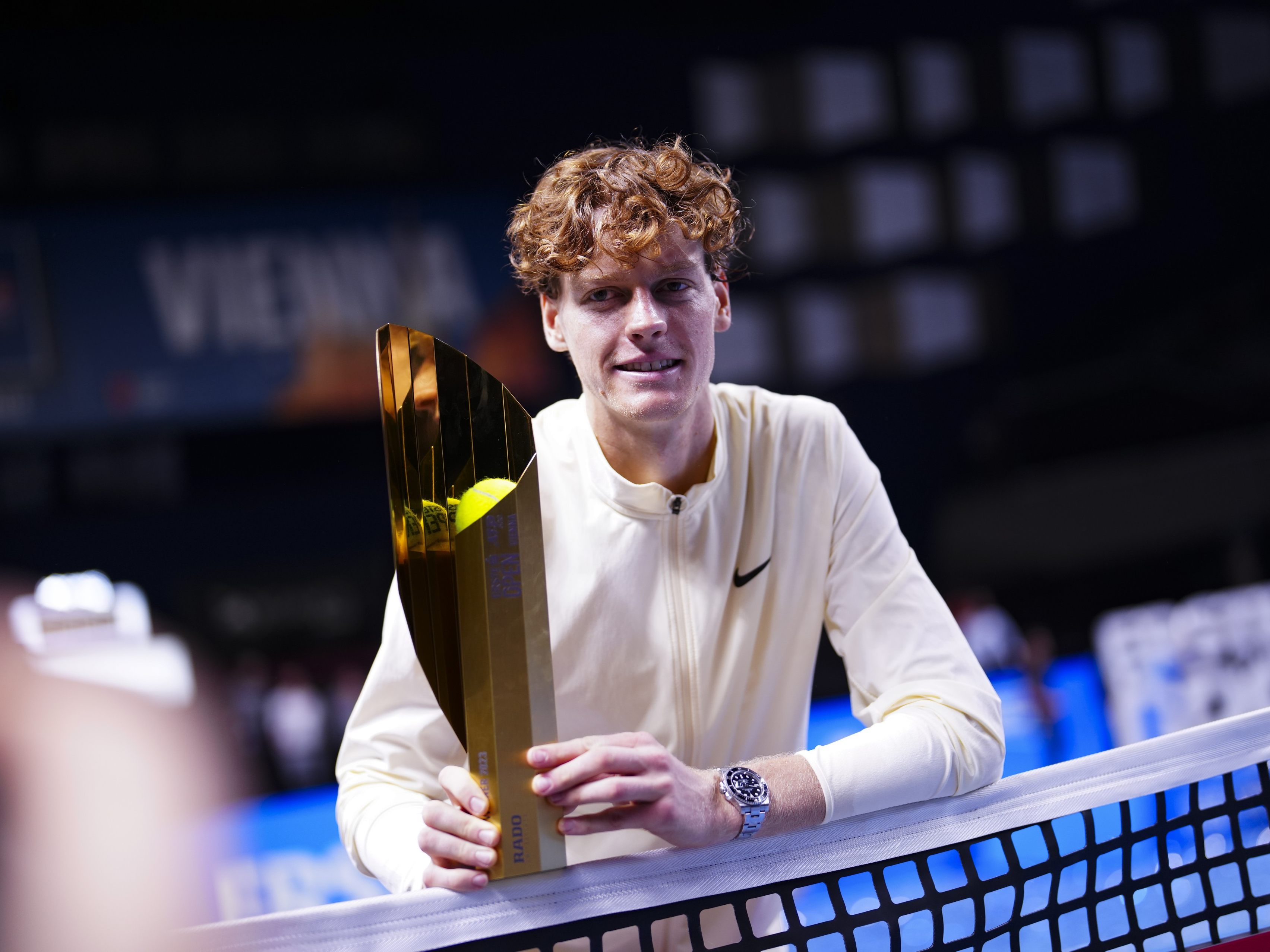 Jannik Sinner sicherte sich 2023 den Titel beim Wiener Stadthallenturnier.