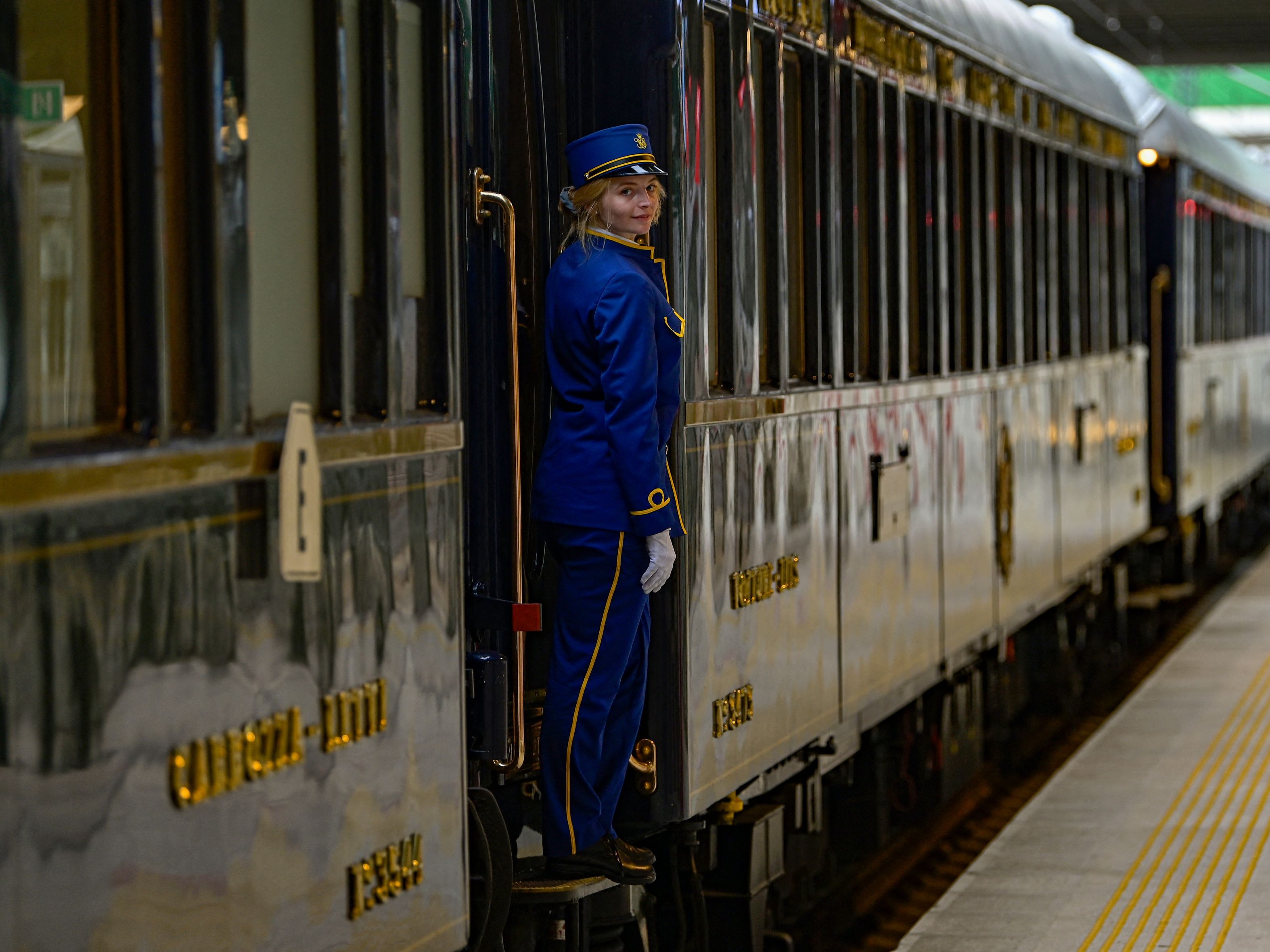 Der Venice Simplon-Orient-Express fährt dekadente Orte an.