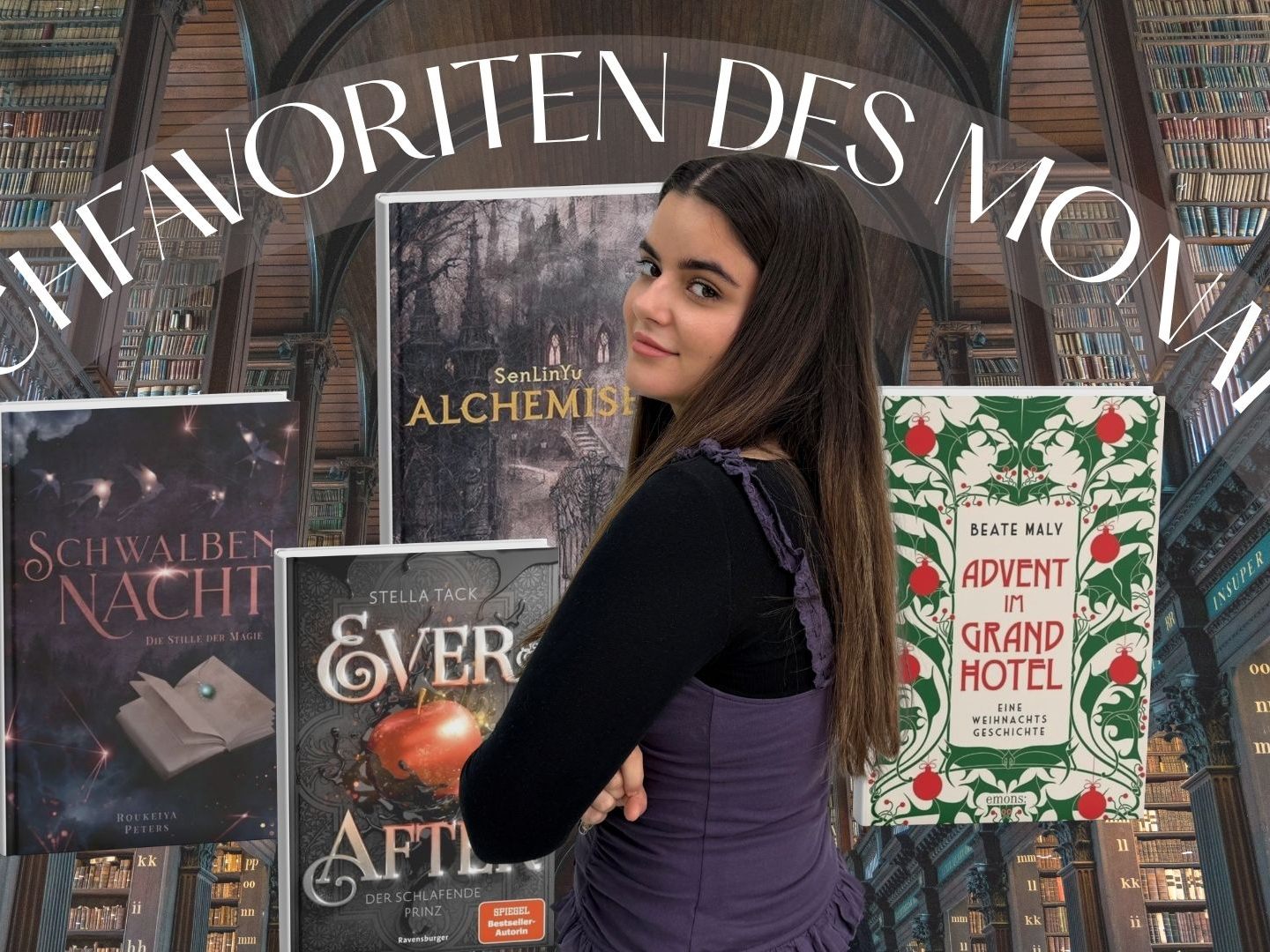 Dein Monats-Update aus der Bücherwelt: Bestseller, BookTok-Trends & persönliche Empfehlungen.