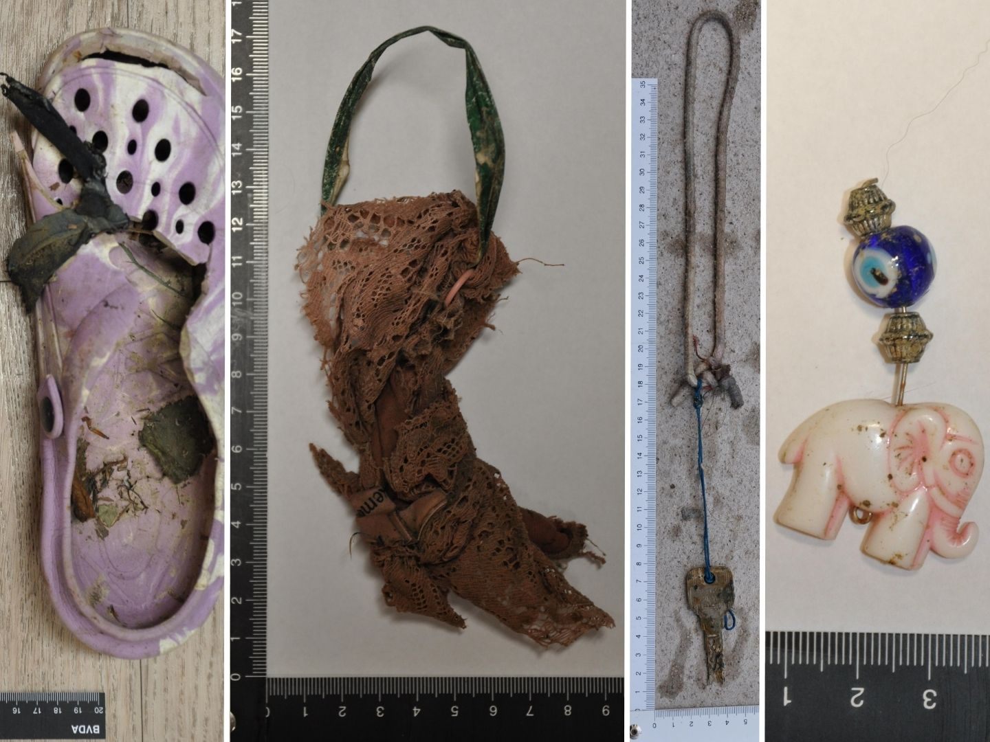 Diese Gegenstände hatte die verstorbene Frau bei sich.