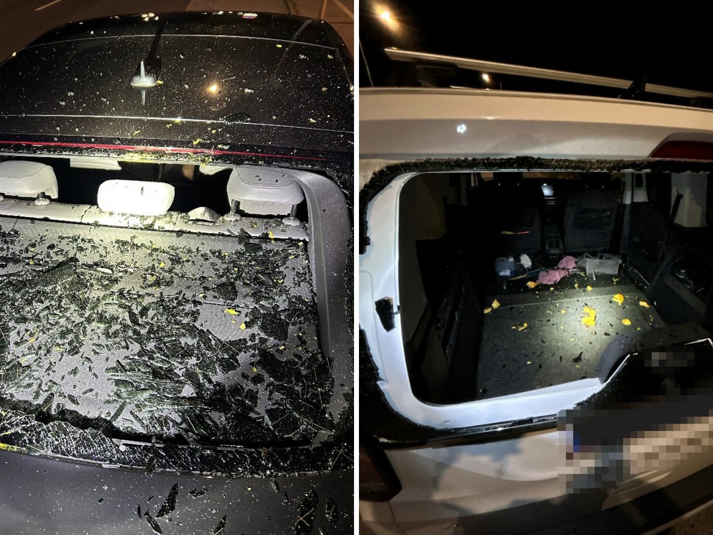 Insgesamt 28 Autos wurden beschädigt.