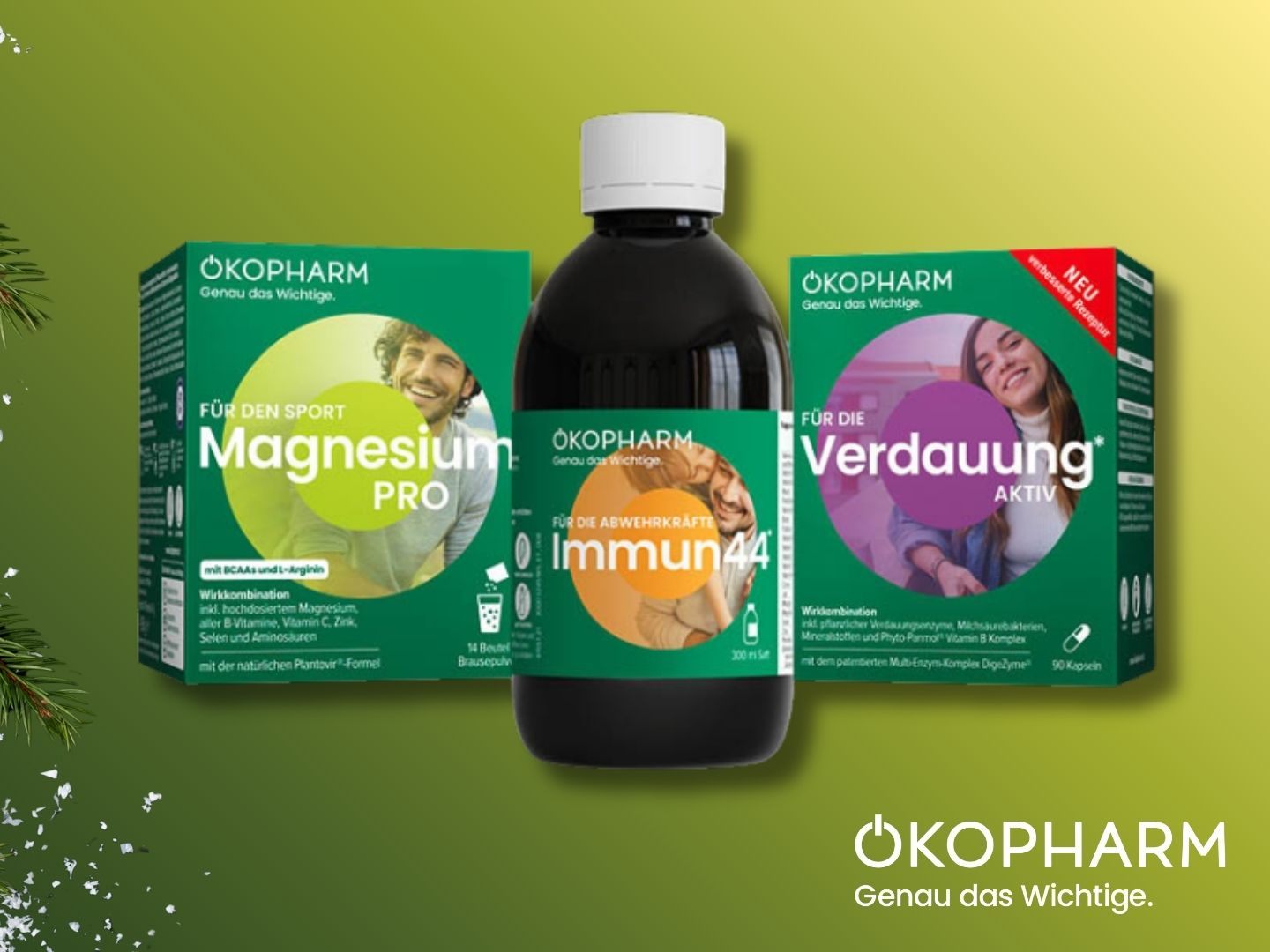 Mit dem Wintercare-Paket von ÖKOPHARM gesund und fit durch den Winter kommen.