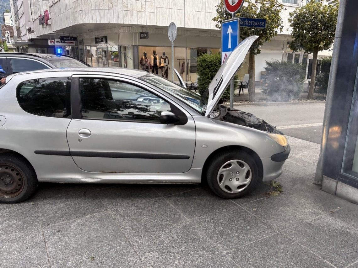 Buchs: Geflüchtetes Auto verunfallt Buchs: Geflüchtetes Auto verunfallt