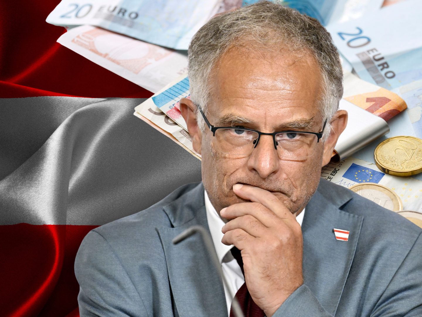 23 Milliarden Minus: Marterbauer hält an Defizitziel fest. 23 Milliarden Minus: Marterbauer hält an Defizitziel fest.