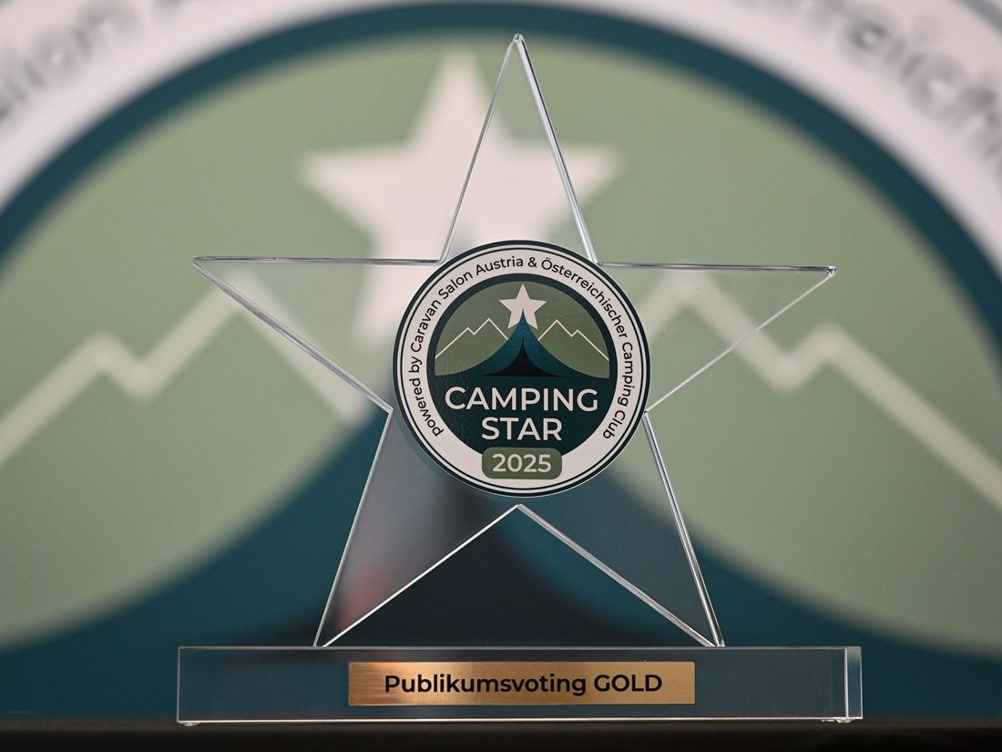 Den Camping Star 2025 gab es für Österreichs beste Campingplätze.