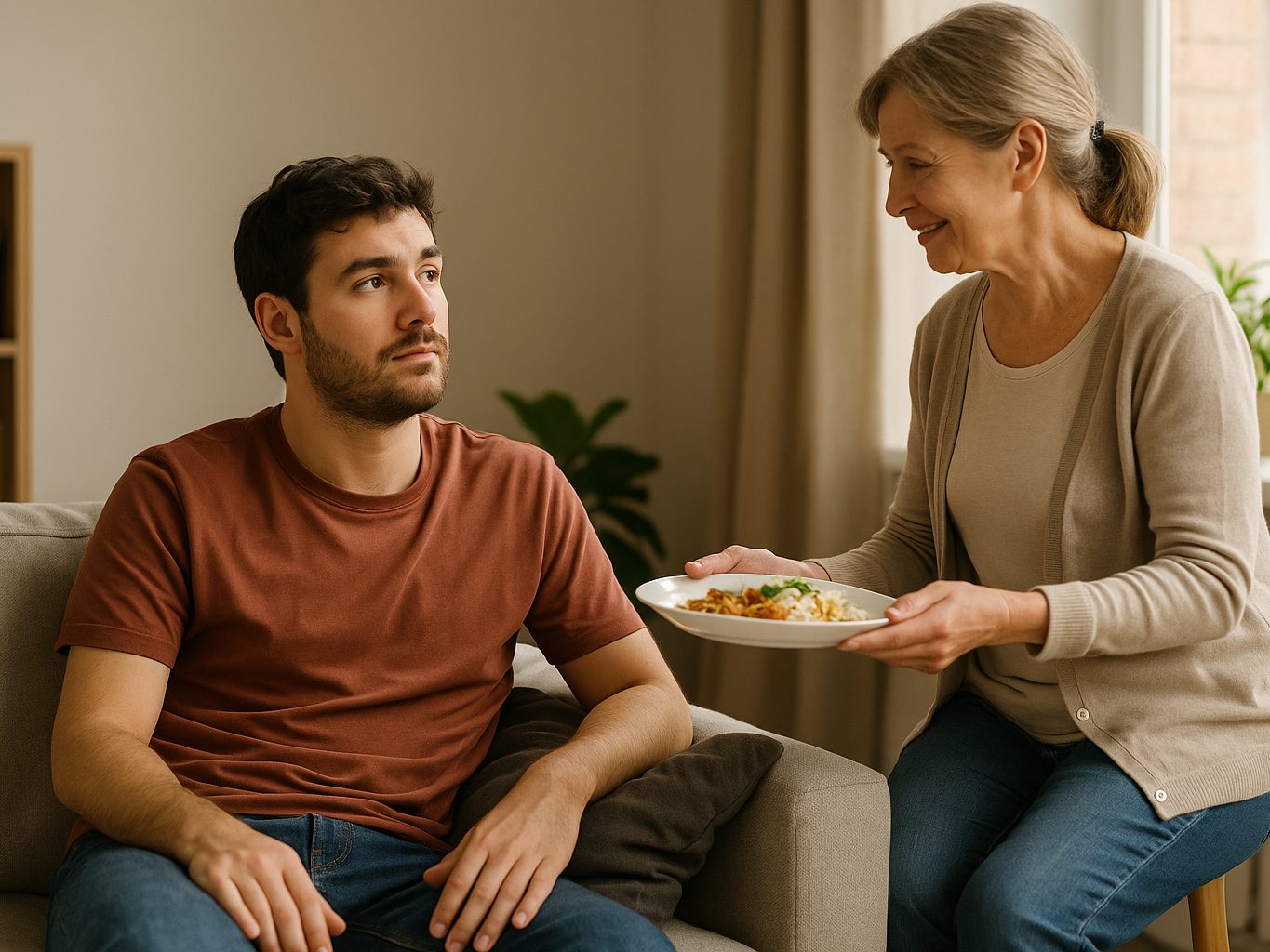 Zuhause bei den Eltern: Für viele junge Singles Alltag. Zuhause bei den Eltern: Für viele junge Singles Alltag.