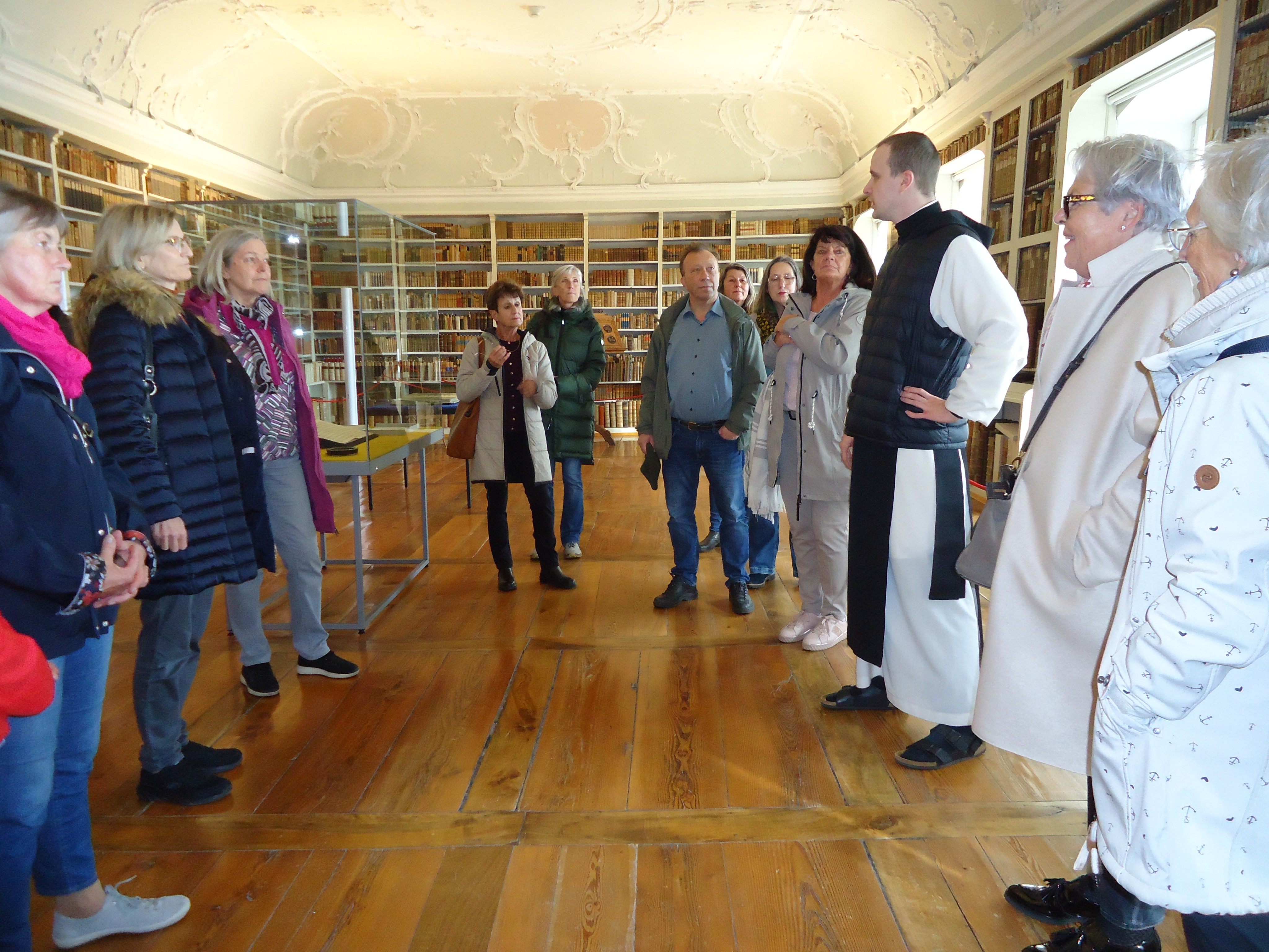 Die Bibliothek des Kloster ist wertvoll