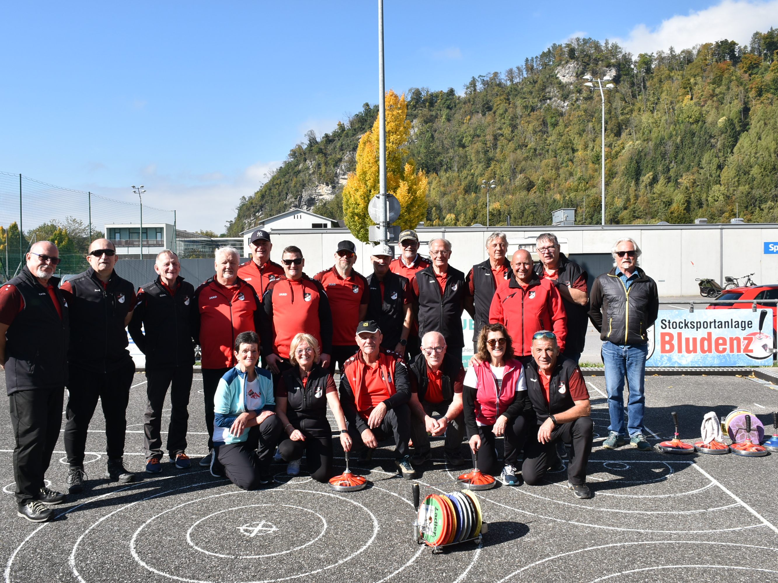 Die Teilnehmer am Teamevent
