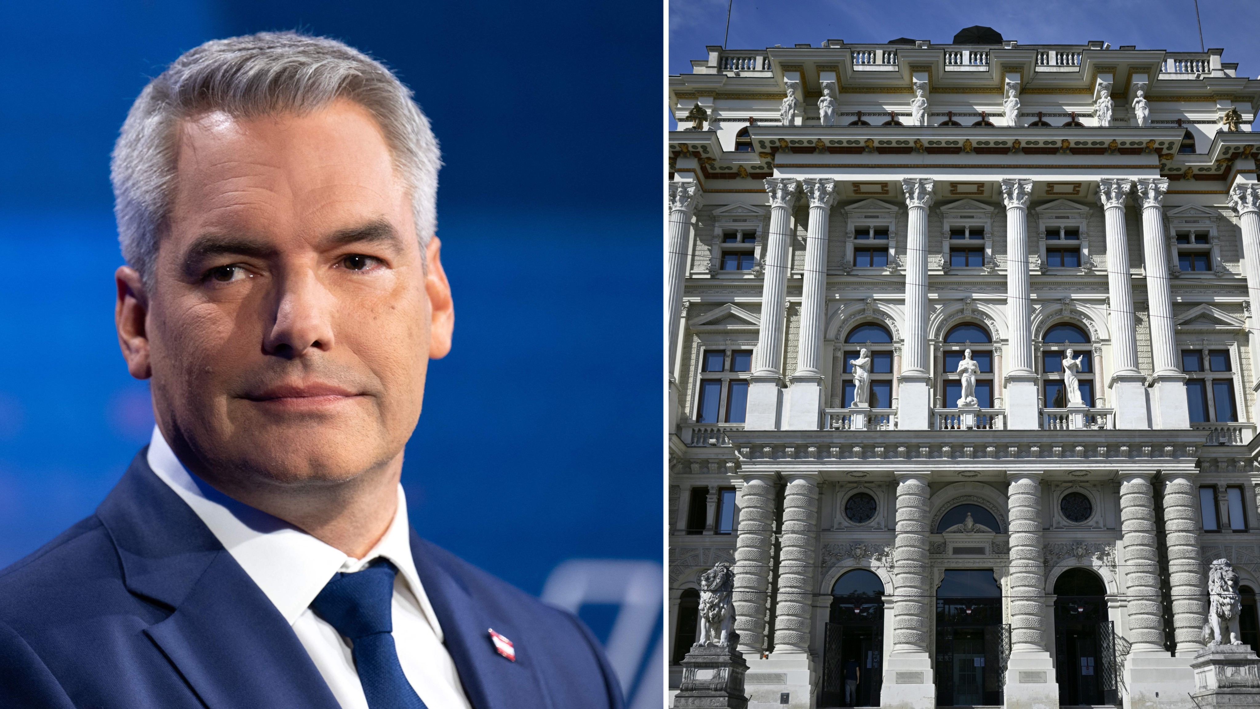 17-letnik zaradi groženj s smrtjo nekdanjemu kanclerju Nehammerju pred sodiščem in obsojen