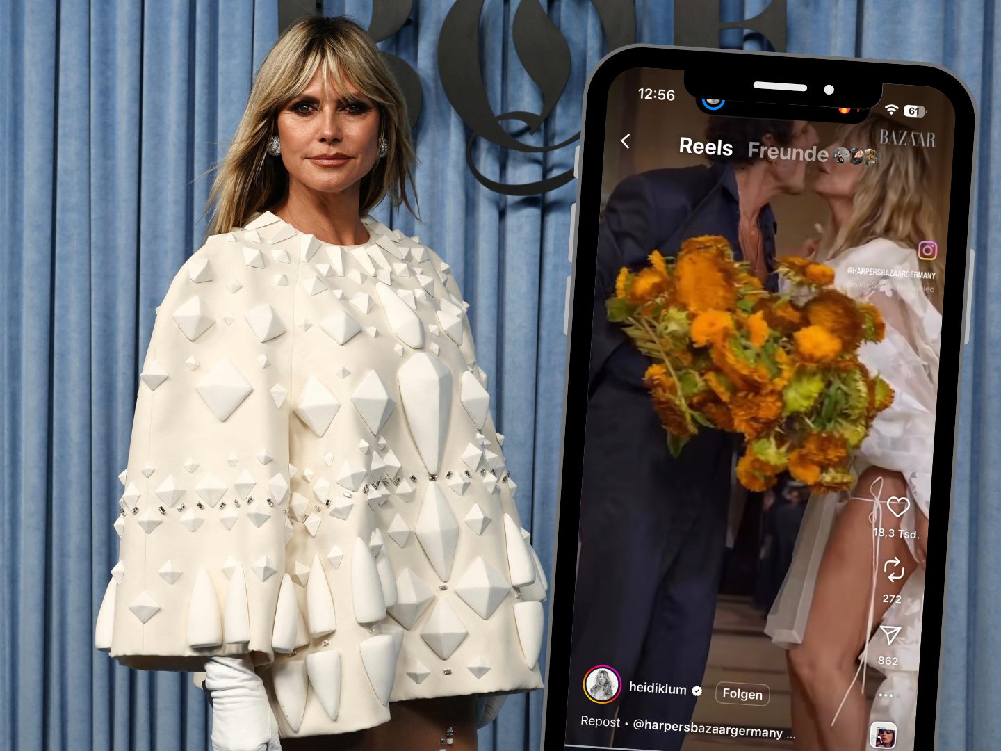 Laufstegliebe? Heidi Klum sorgt in Paris mit Kuss für Aufregung Laufstegliebe? Heidi Klum sorgt in Paris mit Kuss für Aufregung