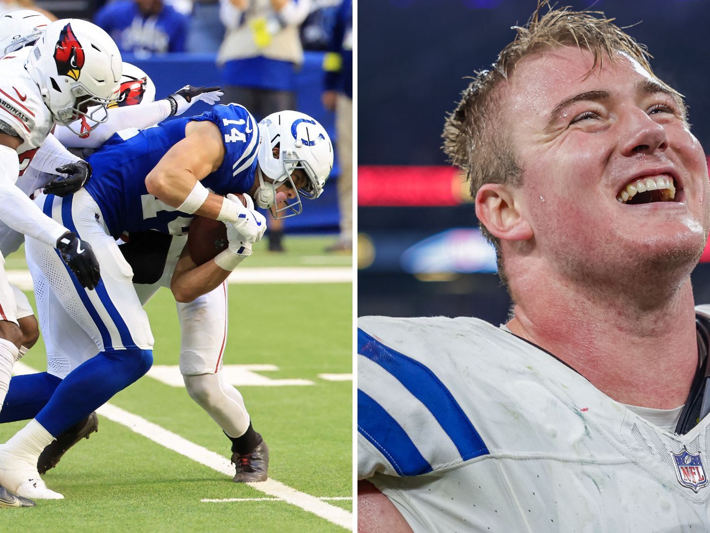 Die Indy Colts, Team vom österreichischen Offensive Tackle Bernhard Raimann feiern den besten Saisonstart seit 2009