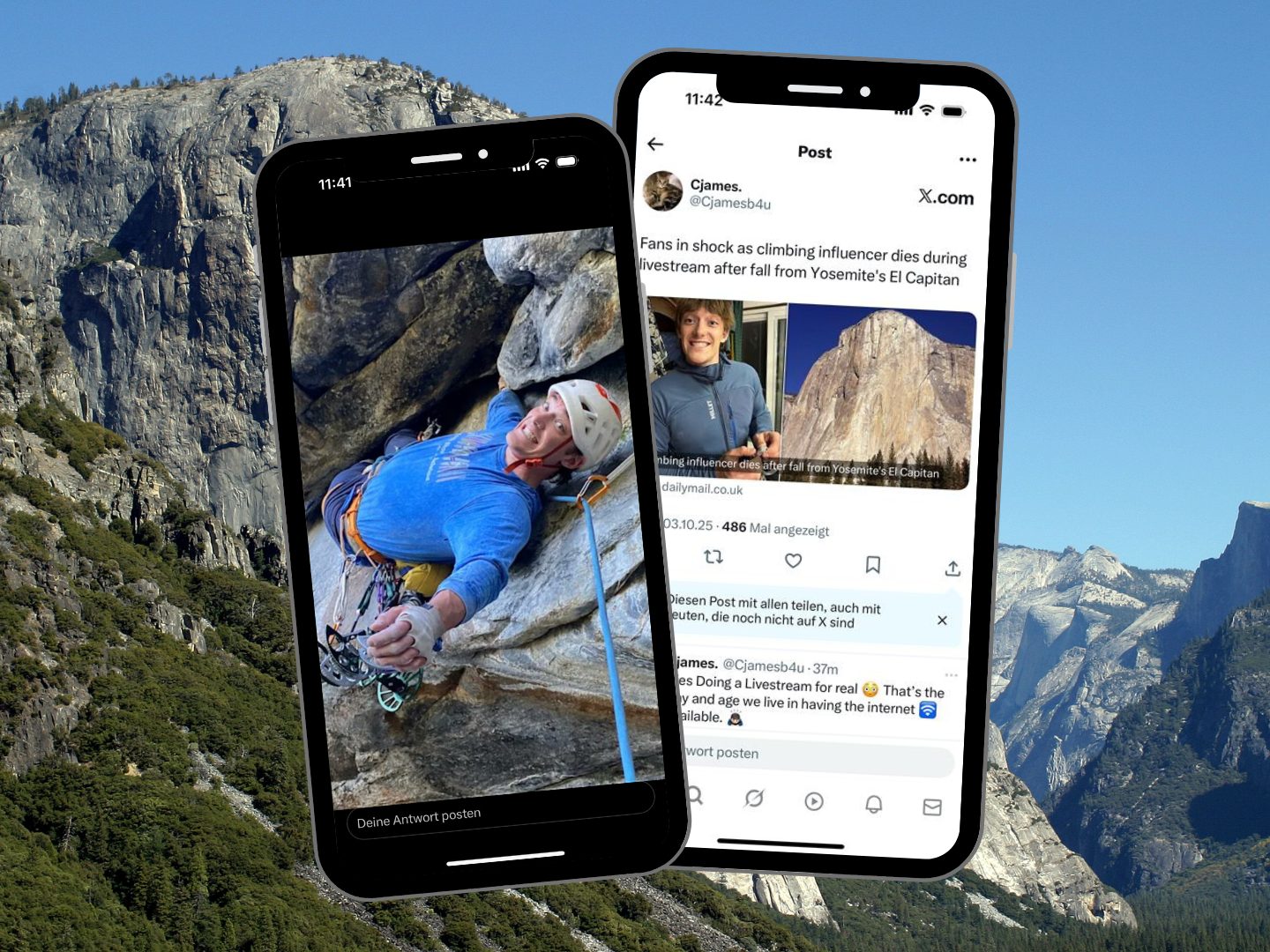 Extremsportler verunglückt am El Capitan – Hunderte sehen zu Extremsportler verunglückt am El Capitan – Hunderte sehen zu