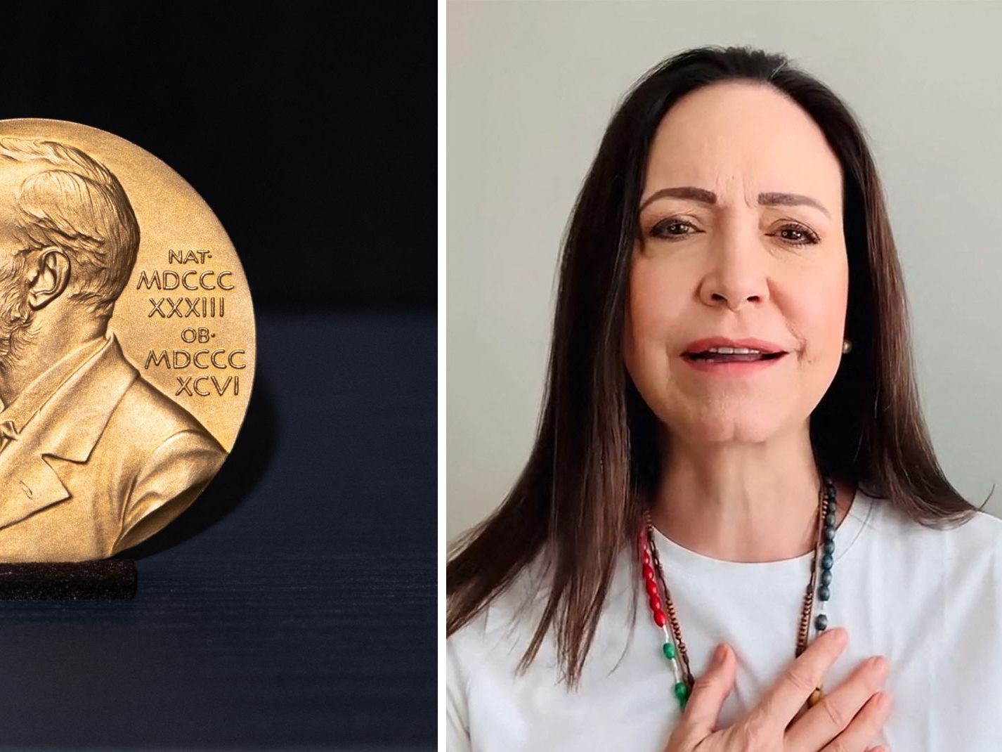 María Corina Machado bekommt den Friedensnobelpreis.