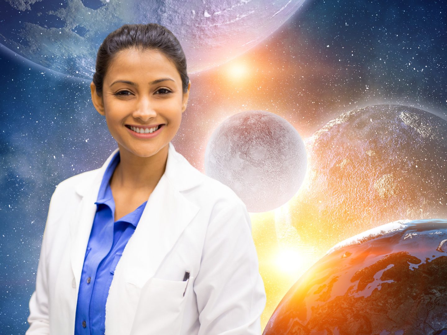 Astronomen finden potenziell bewohnbaren Exoplaneten. (Symbolbild)