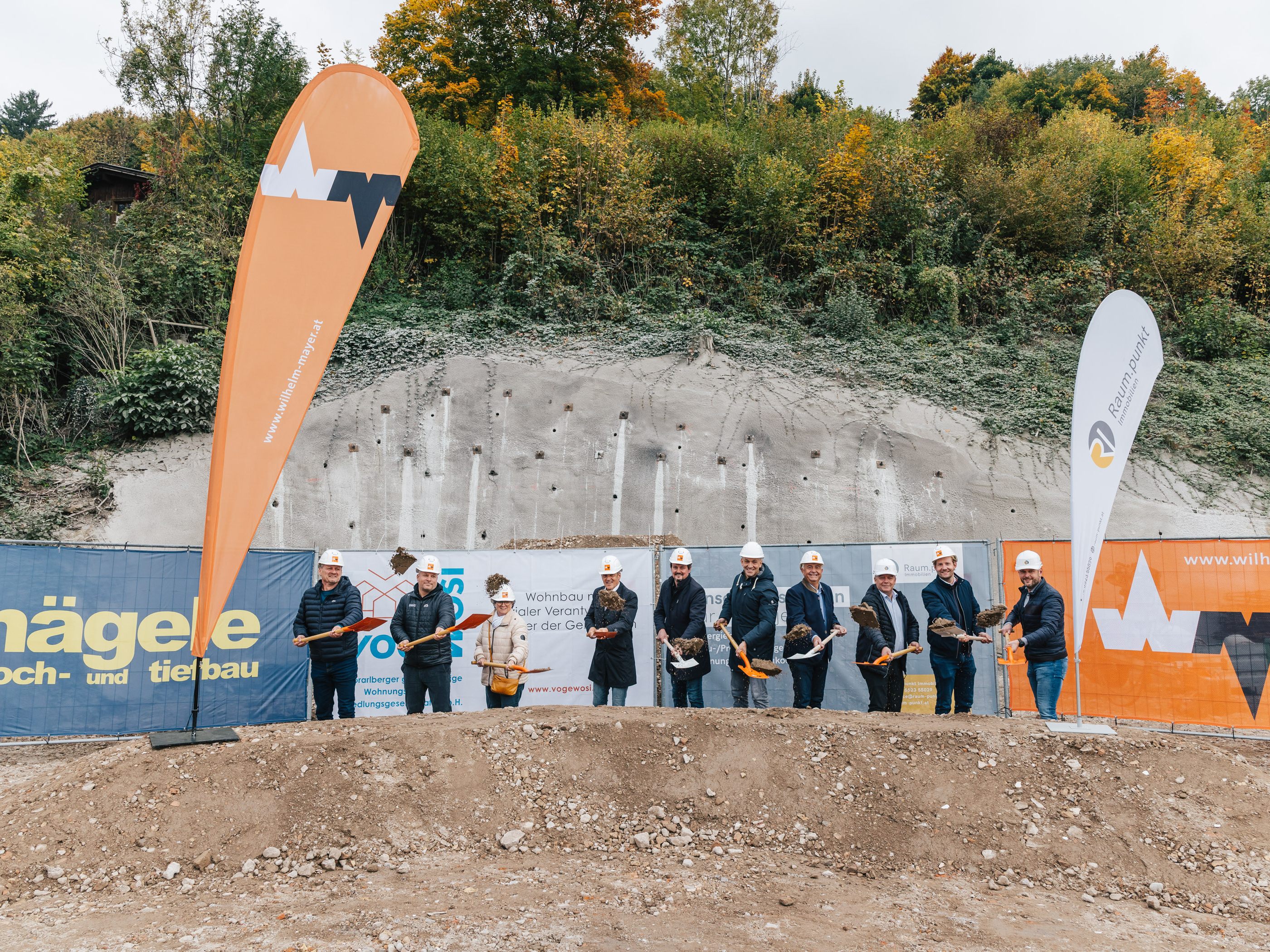 Baustart für 62 neue Wohnungen in der Littastraße in Götzis. Baustart für 62 neue Wohnungen in der Littastraße in Götzis.