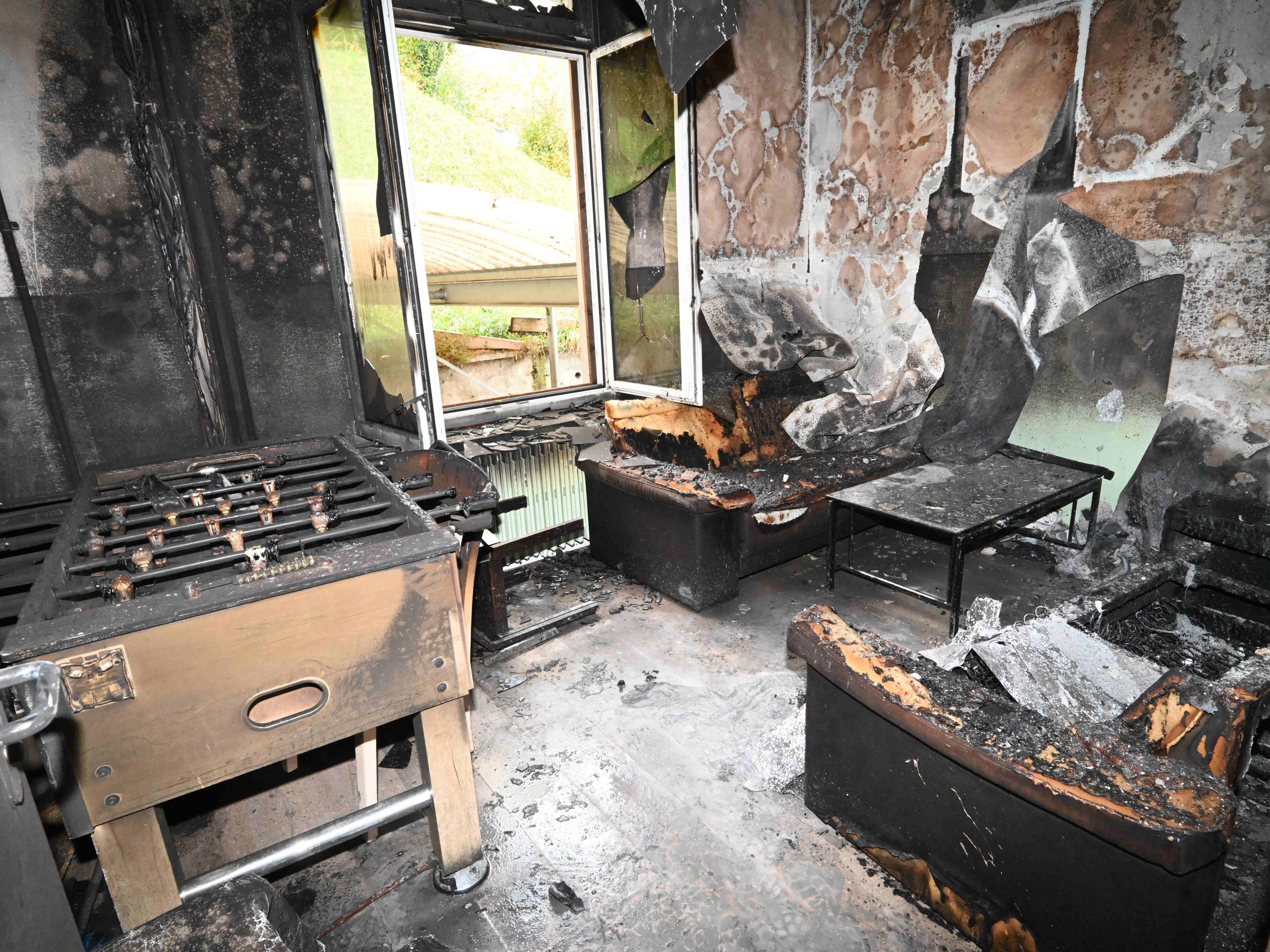 Ein Feuer hat eine Asylunterkunft bei St.Gallen beschädigt.