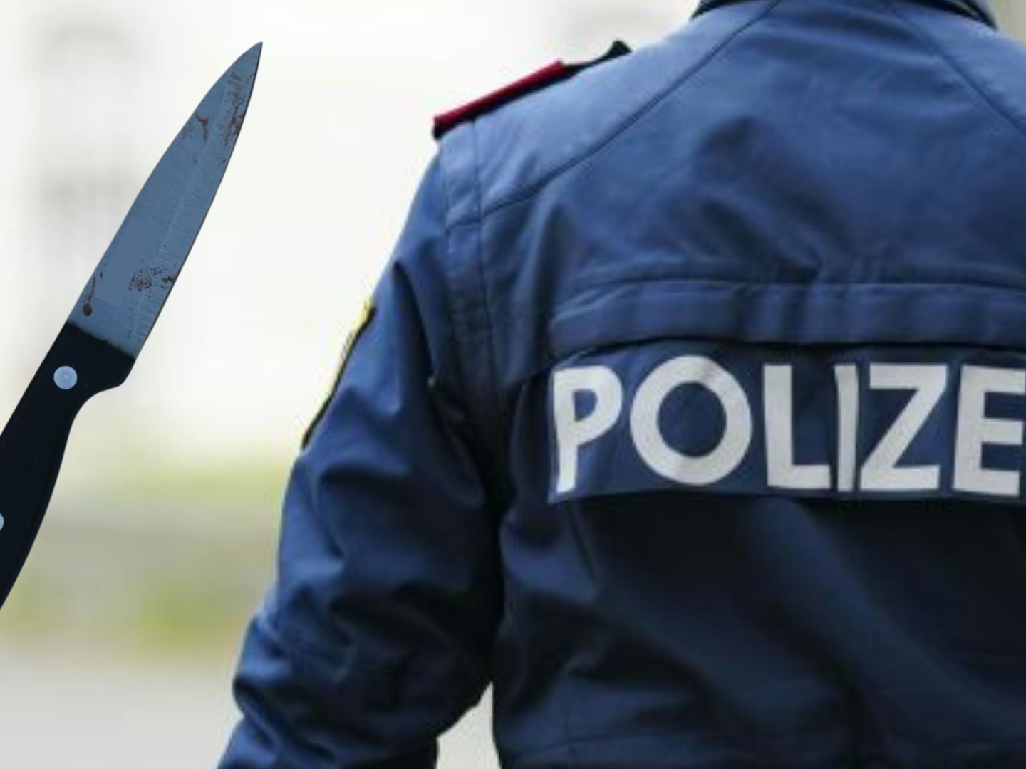Eine Messerattacke rief die Polizei auf den Plan.