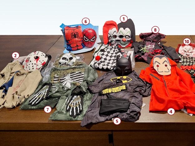 Die AK OÖ testete mehrere Halloweenkostüme.