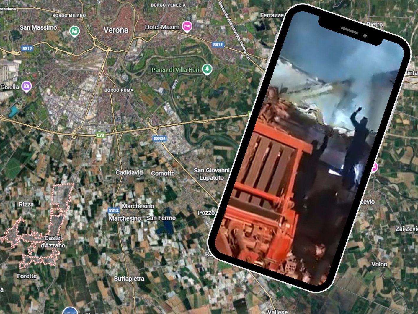 Bei einer Explosion in einer norditalienischen Gemeinde sind drei Polizisten ums Leben gekommen.