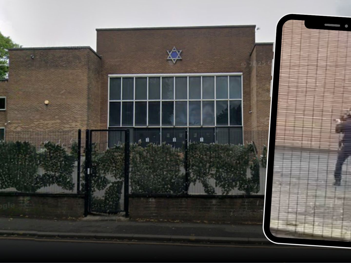 Messer-Angriff auf Synagoge in Manchester. Messer-Angriff auf Synagoge in Manchester.