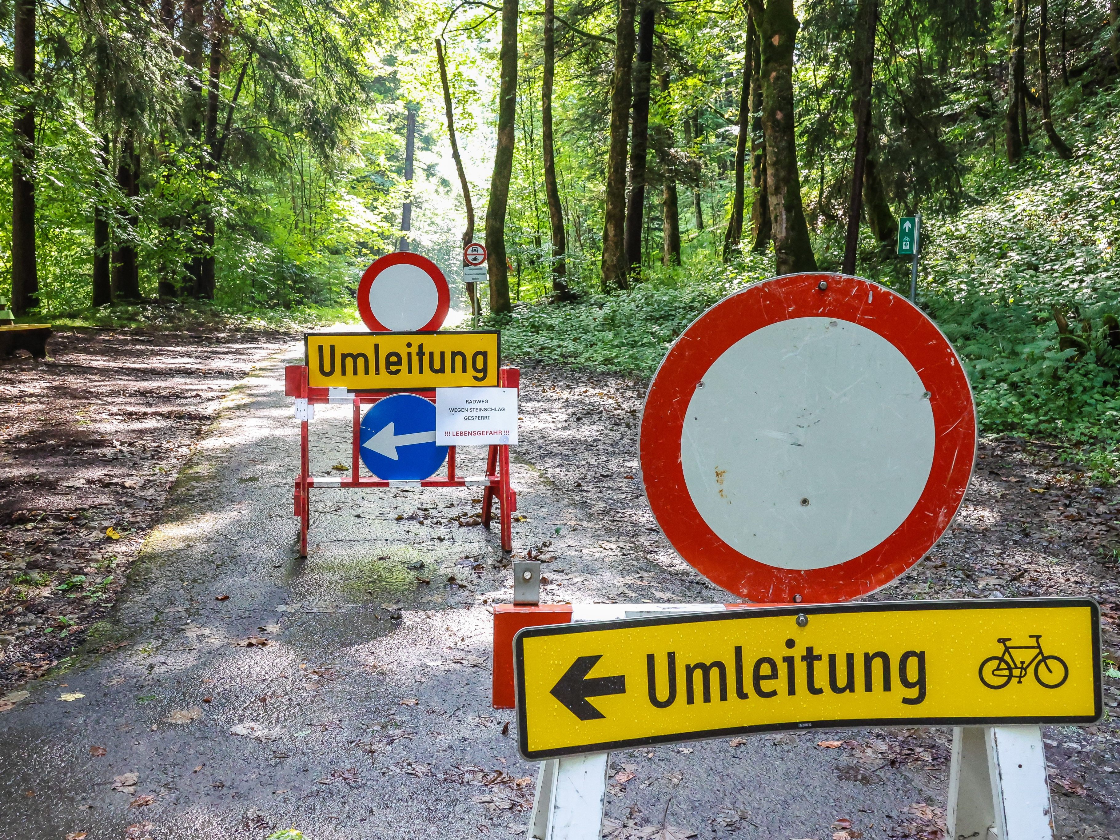 Bis zum Start der Saison soll der Radweg zwischen Schnepfau und Au einsatzbereit sein.