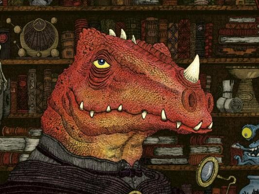 Walter Moers: Selbstporträt als Hildegunst von Mythenmetz