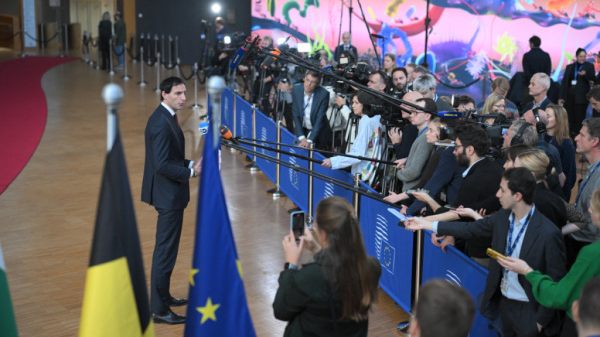 Eintreffen der Teilnehmenden in Brüssel