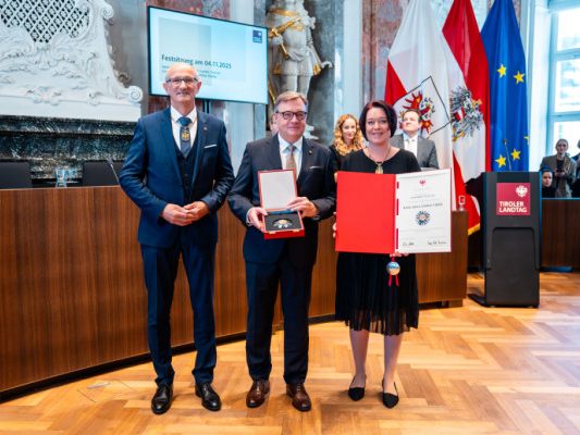 Platter wurde die höchste Auszeichnung des Landes Tirol verliehen