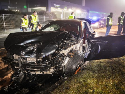 Die Fahrt endete mit einem Unfall