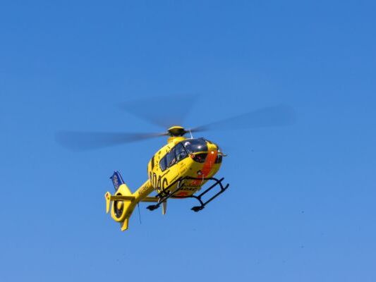 Die Frau wurde ins Spital geflogen