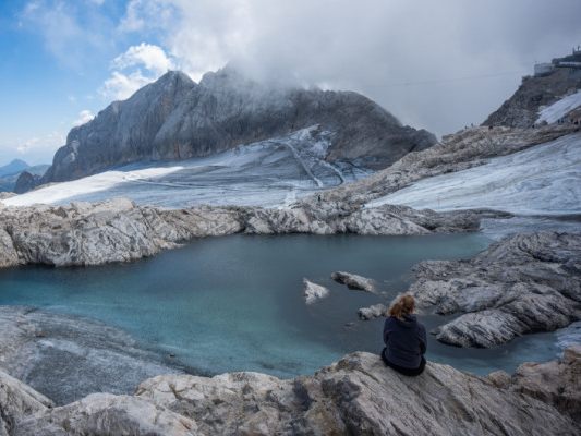 Der Gletscher schwindet schnell