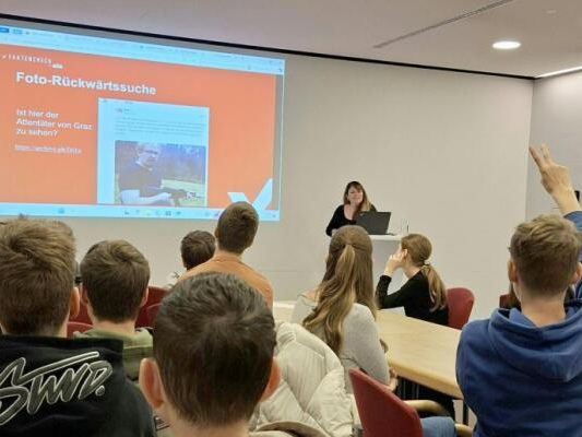 Die Schüler im Workshop