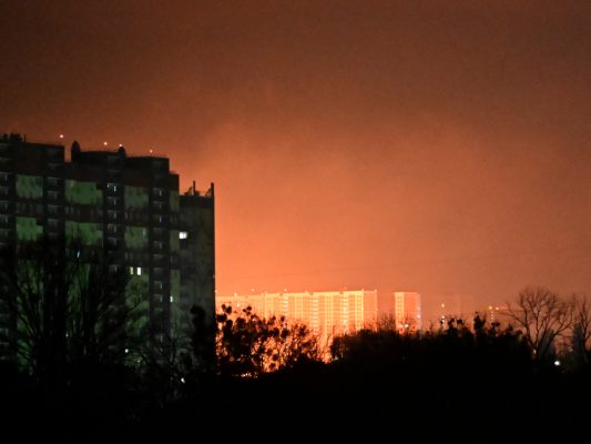 Massiver russischer Angriff auf Kiew