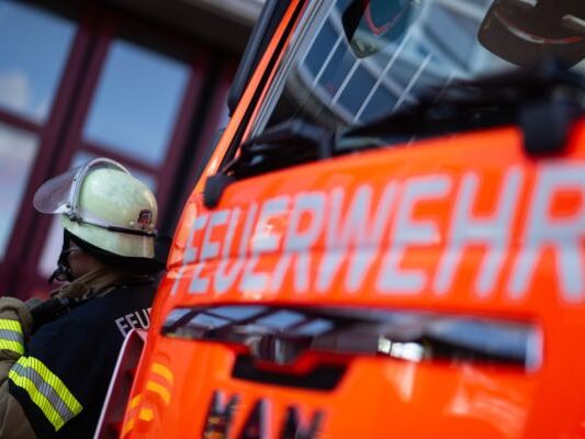 Die Feuerwehr löschte den Brand