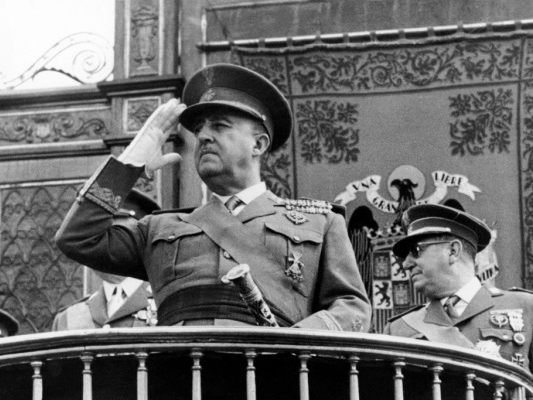Spaniens Diktator Francisco Franco in den 1960er Jahren