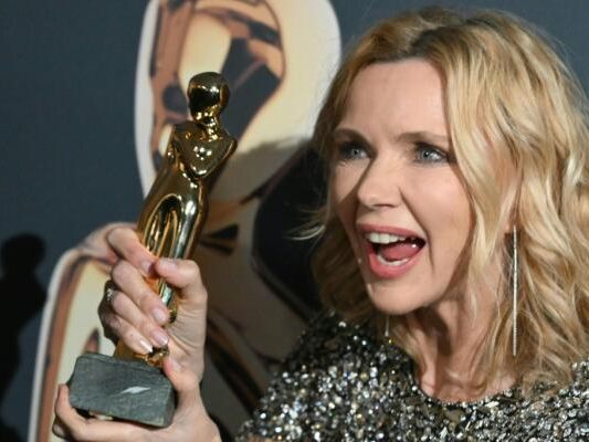 Veronica Ferres mit ihrer Romy