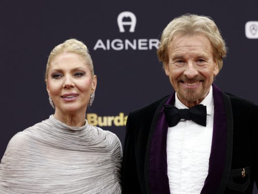 Thomas Gottschalk mit Ehefrau Karina bei der Bambi-Gala
