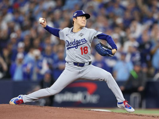 Yamamoto pitchte sechs starke Innings für die Dodgers