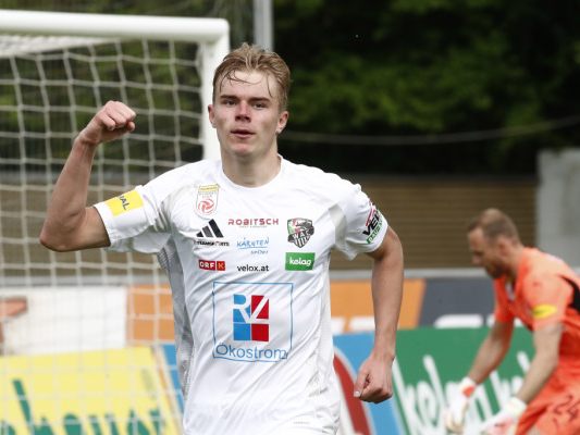 WAC-Stürmer Kojzek macht den entscheidenden Treffer