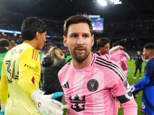 Messi hatte in Cincinnati seinen Spaß