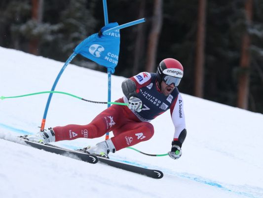 Vincent Kriechmayr mit starker Fahrt auf über 3.000 m Höhe